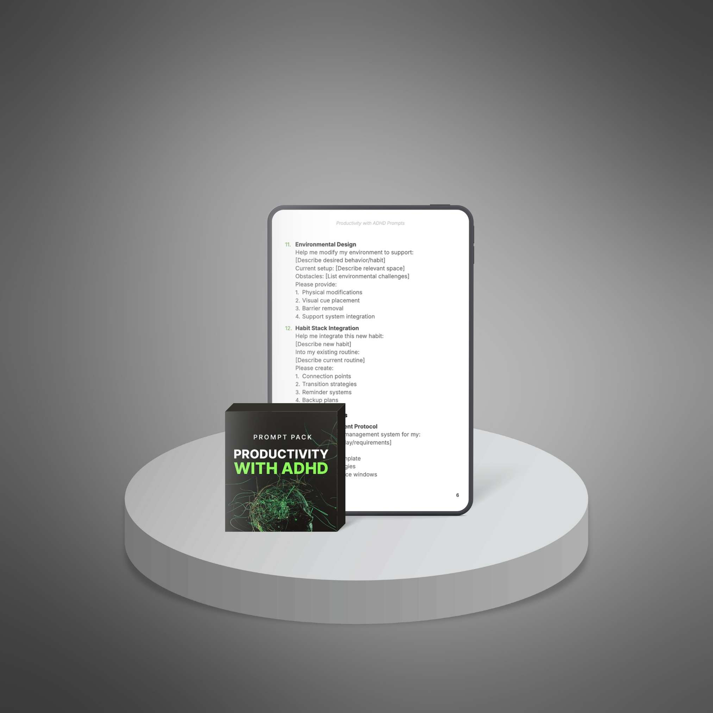 Prompt Pack - Productivity with ADHD
