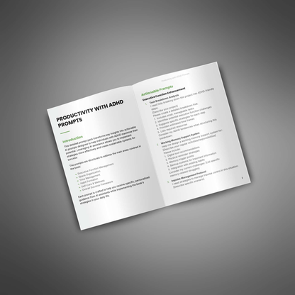 Prompt Pack - Productivity with ADHD