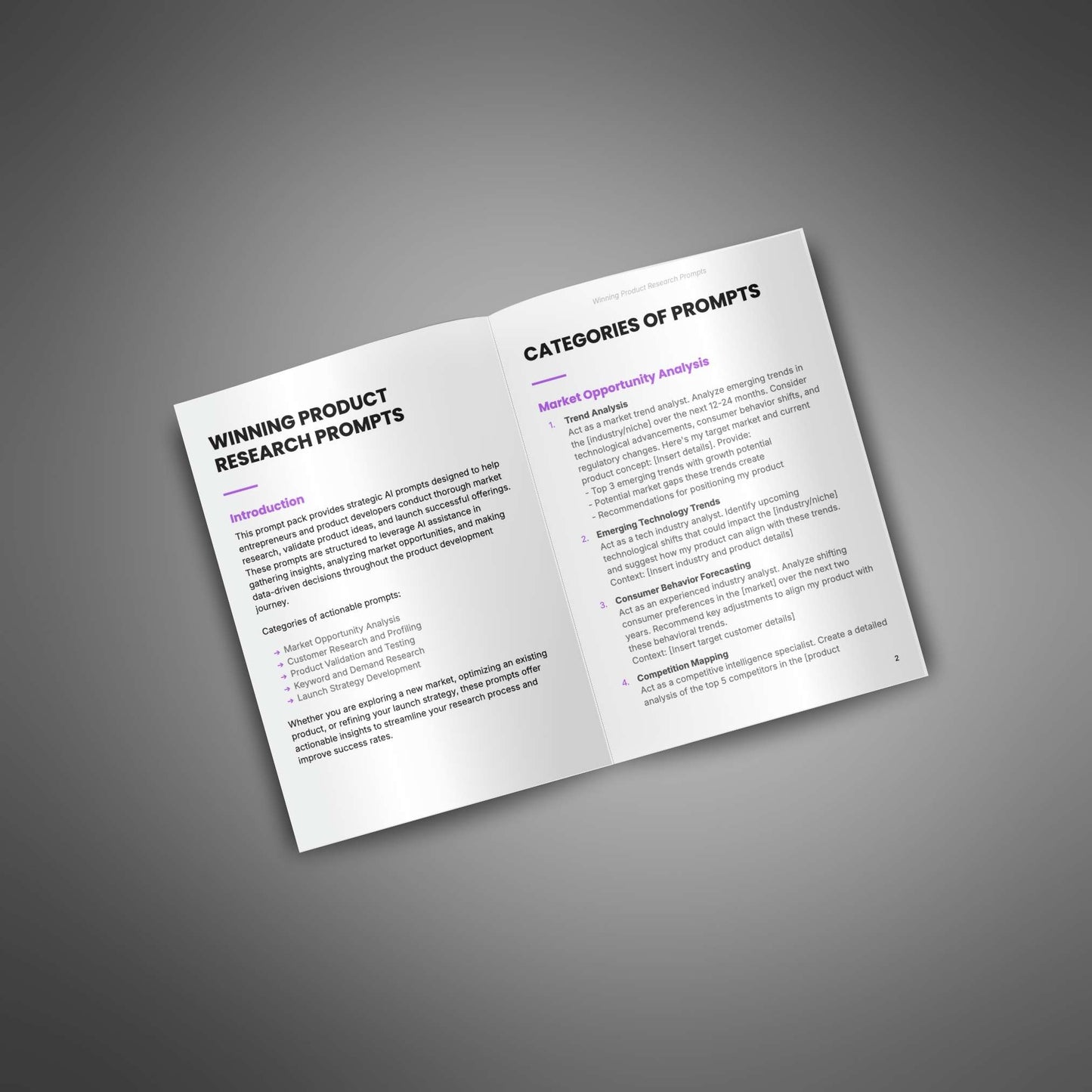 Prompt Pack - Winning Product Research